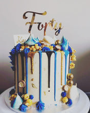 Written Number Cake Topper