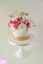 Written Number Cake Topper