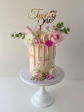 Written Number Cake Topper